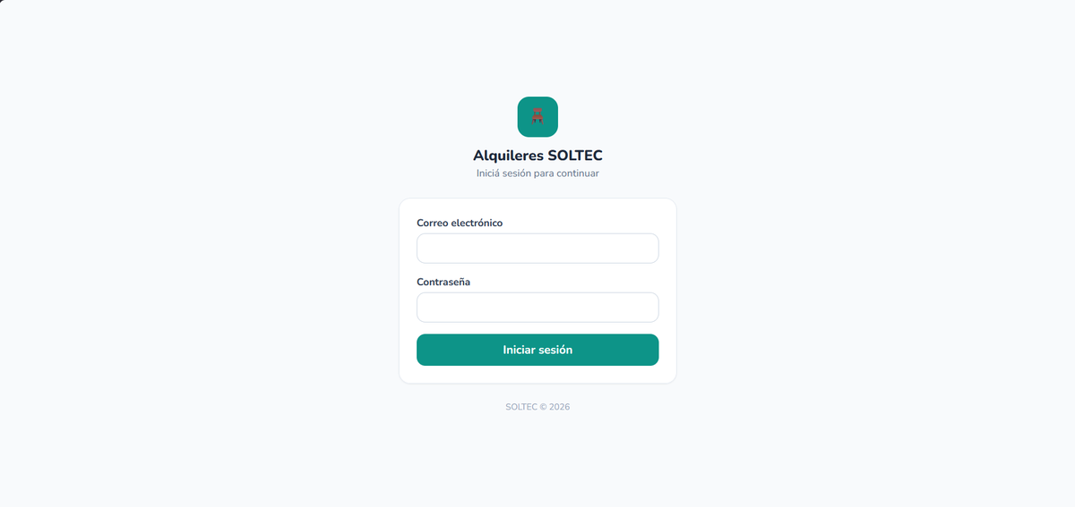 Sistema de alquileres